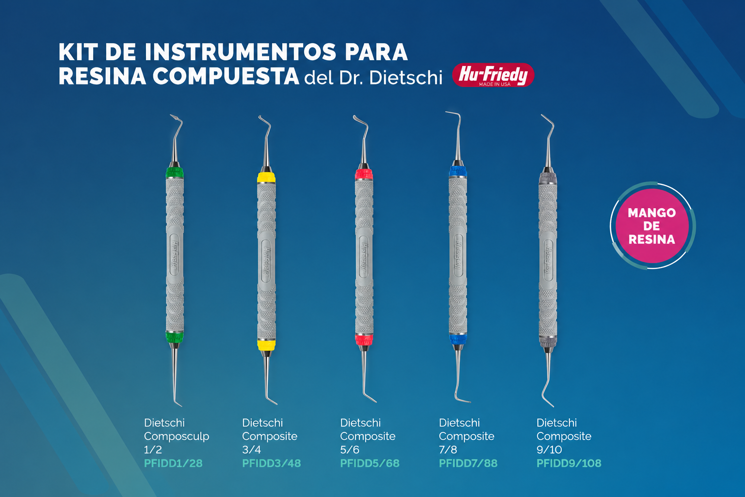 Instrumental - Pinzas, espejos y más